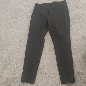 Theory Women's Gray Straight Leg Pants